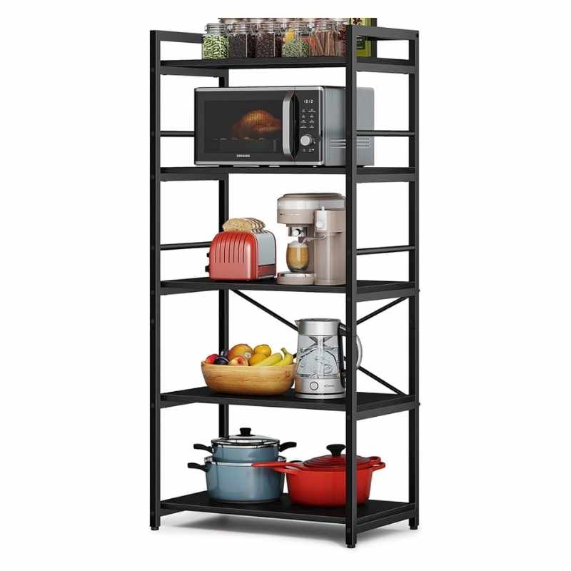 Étagère de Cuisine à 4 Niveaux