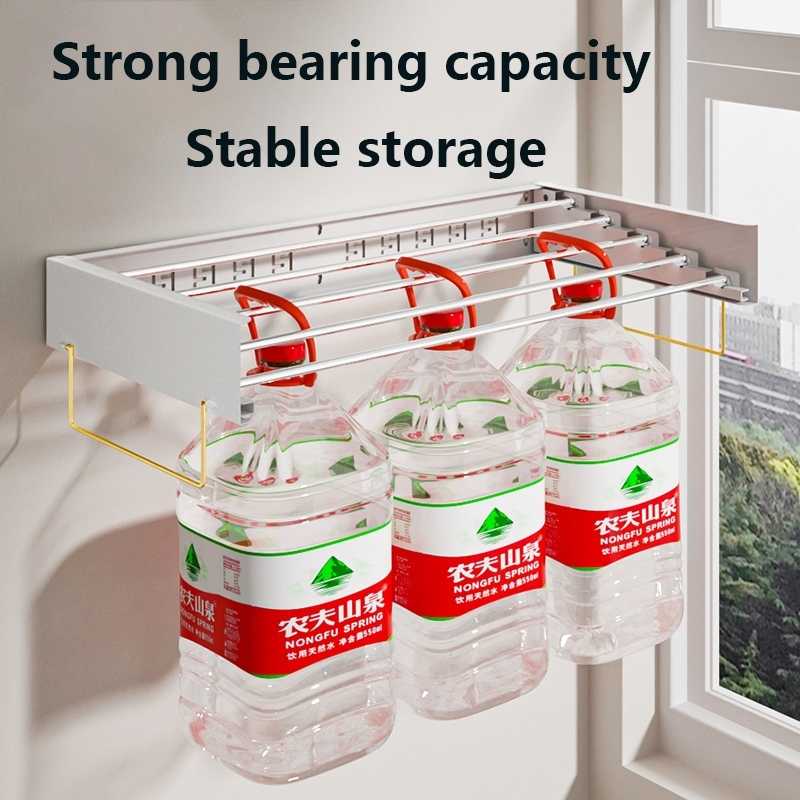 Séchoir à Linge Extensible en Acier Inox