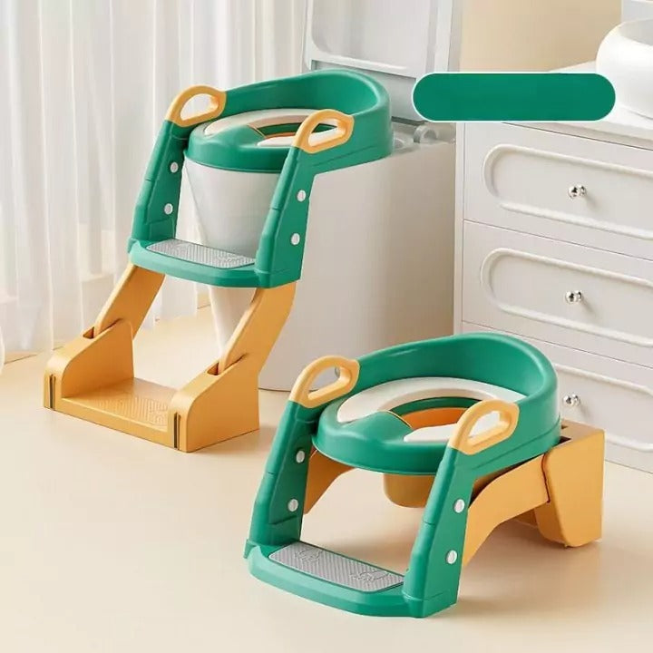 Réducteur de toilette enfant 2-en-1 avec marche