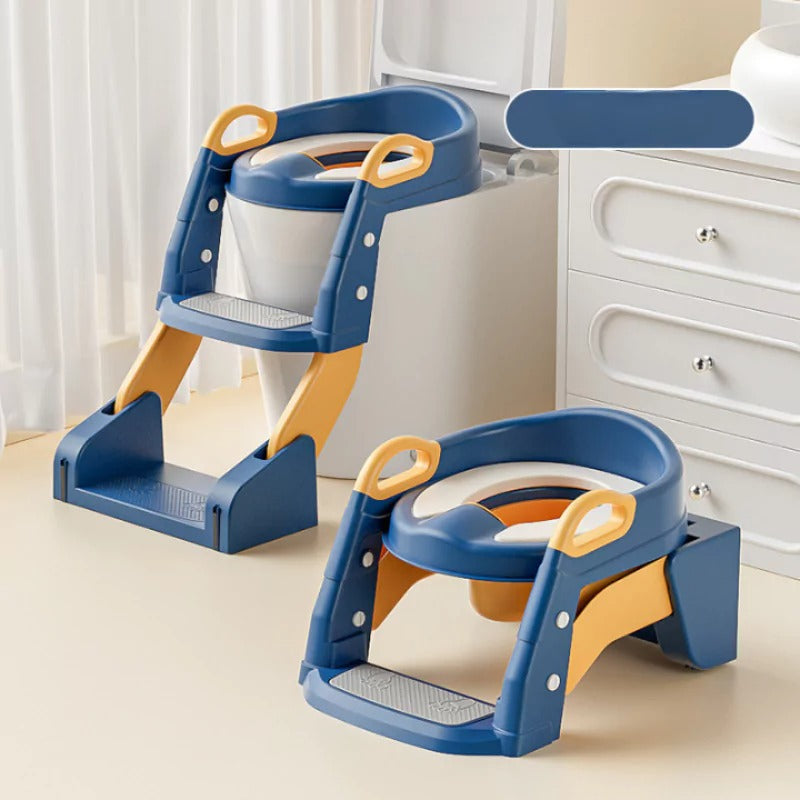 Réducteur de toilette enfant 2-en-1 avec marche